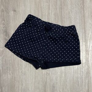 H&M Black Kids Shorts with White Polka Dots